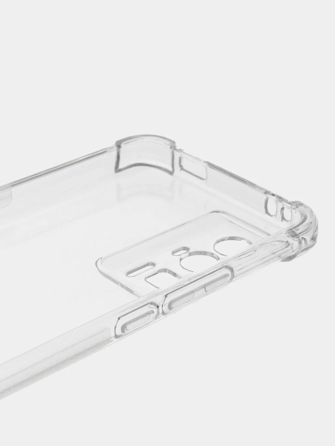Прозрачный чехол для Xiaomi Poco F5 Pro противоударный силиконовый BROSCORP с защитой камер, углов