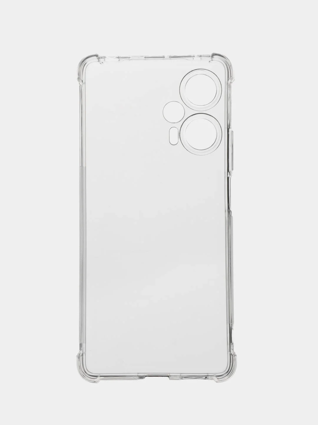 Прозрачный чехол для Xiaomi Poco F5, Redmi Note 12 Turbo противоударный силиконовый BROSCORP с углами