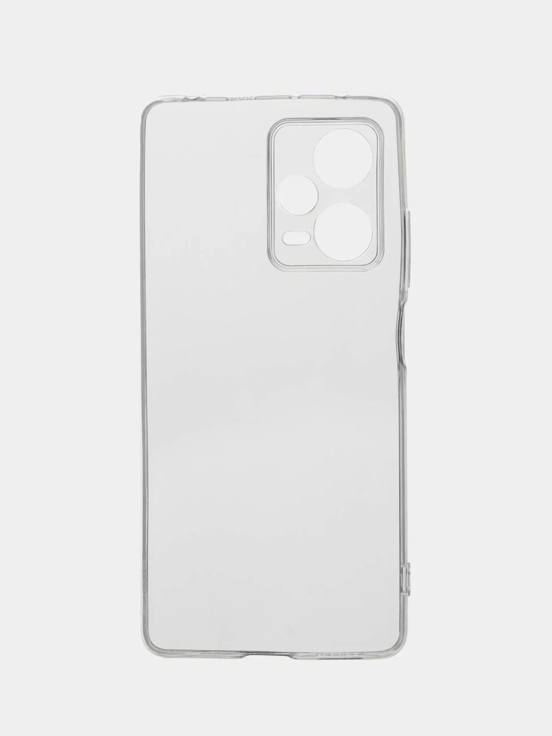 Прозрачный силиконовый чехол BROSCORP для Xiaomi Redmi Note 12 Pro + (Plus) с защитой камер