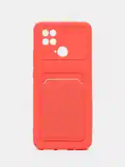 Манго чехол для Xiaomi Redmi 10C / Poco C40, Сяоми Редми 10С силиконовый, с карманом для карты