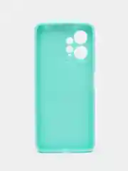 Небесно-голубой чехол BROSCORP для Xiaomi Redmi Note 12 4G матовый силиконовый тонкий, бортик вокруг камер