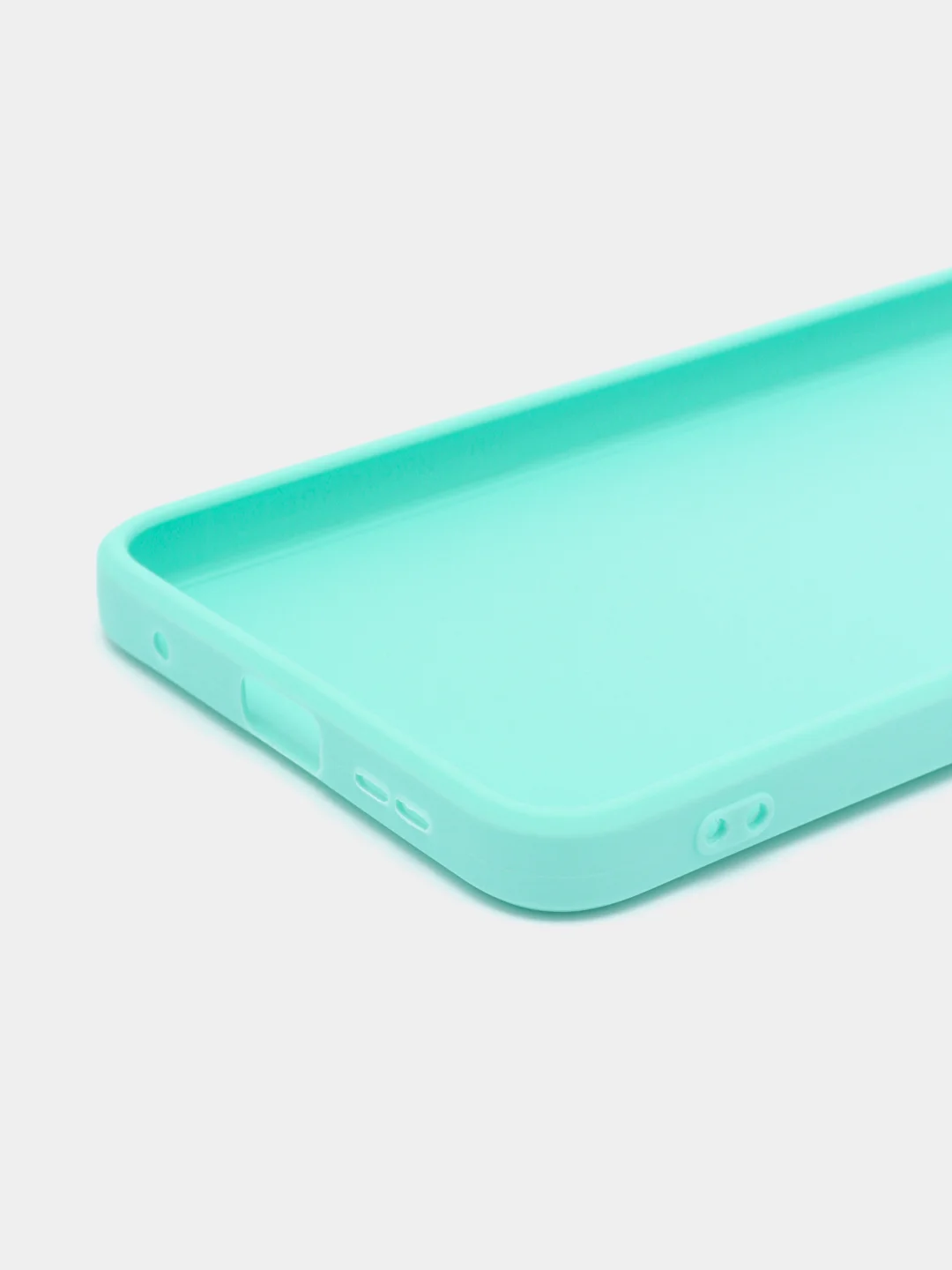 Небесно-голубой чехол BROSCORP для Xiaomi Redmi Note 12 4G матовый силиконовый тонкий, бортик вокруг камер
