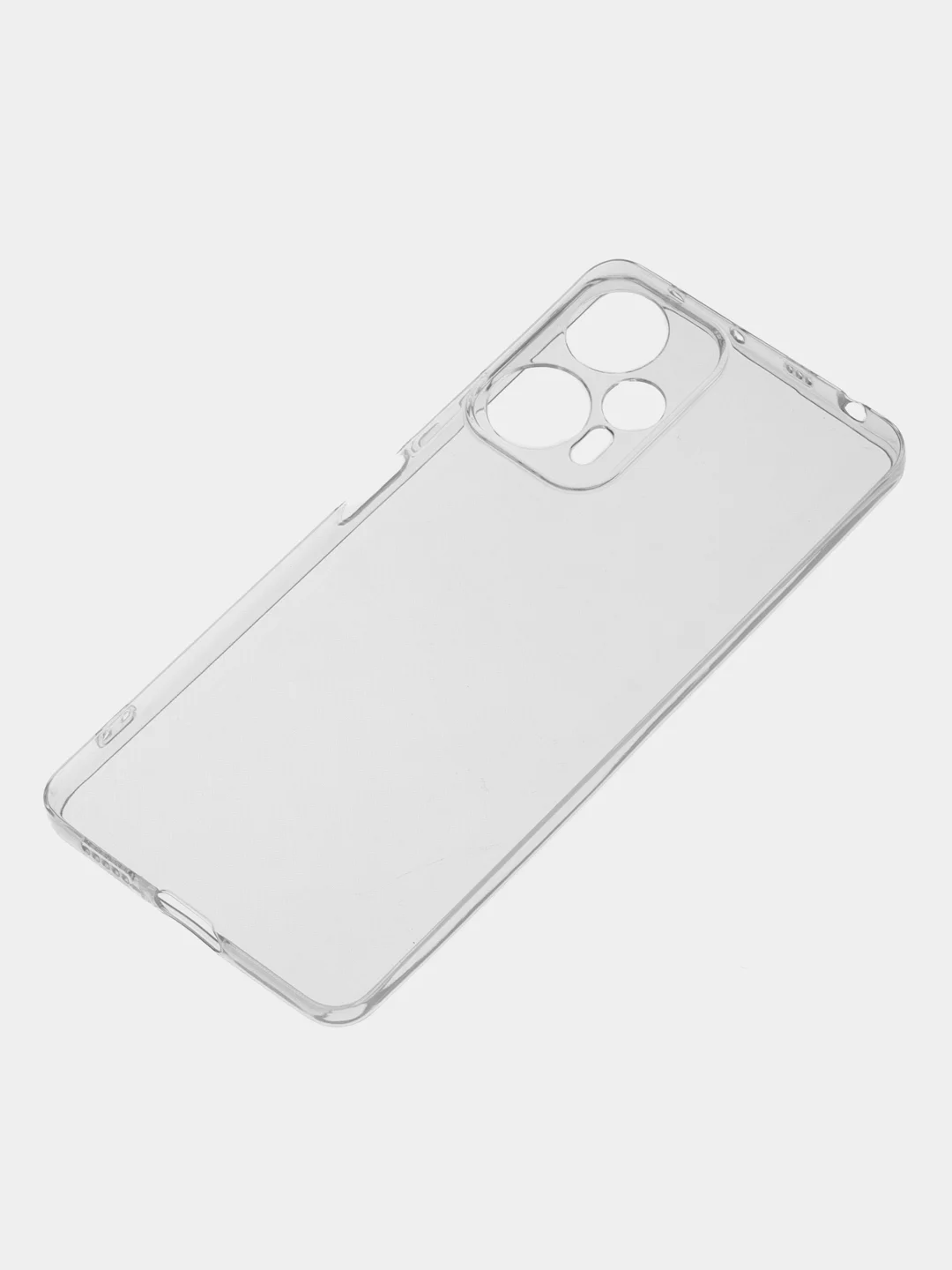Прозрачный чехол для Xiaomi Poco F5, Redmi Note 12 Turbo силиконовый BROSCORP прозрачный защита камер