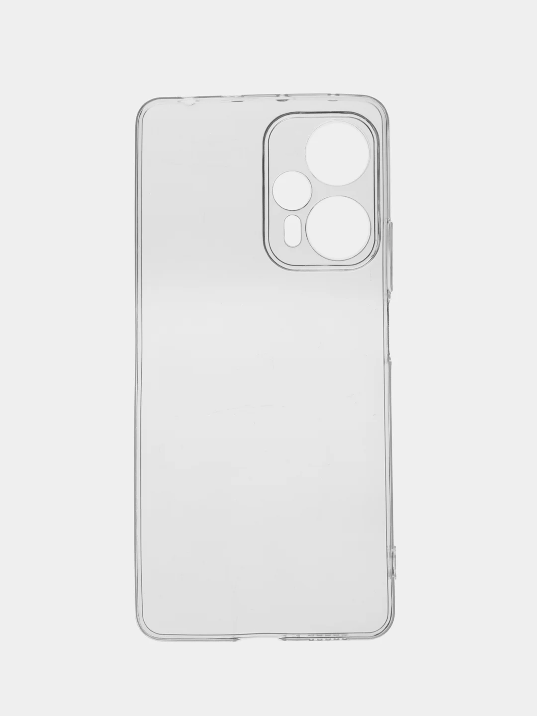 Прозрачный чехол для Xiaomi Poco F5, Redmi Note 12 Turbo силиконовый BROSCORP прозрачный защита камер