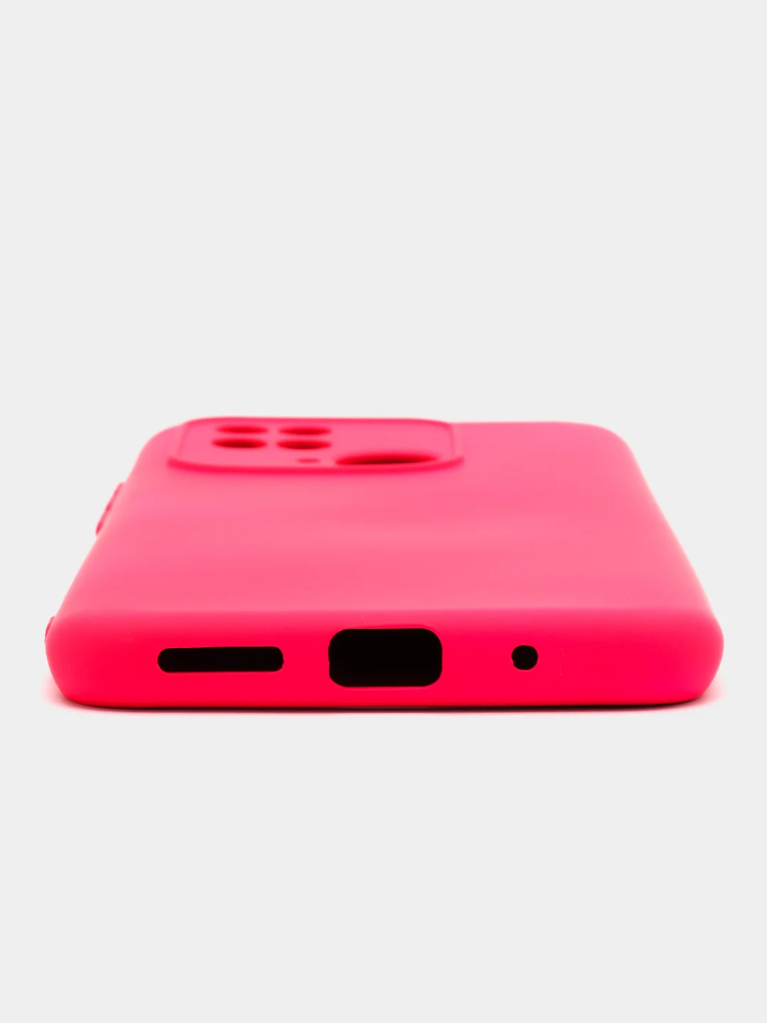 Кораллово-розовый чехол силиконовый для Xiaomi Redmi 10C / Poco C40, Сяоми Редми 10С / Поко С40
