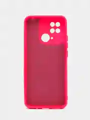 Кораллово-розовый чехол силиконовый для Xiaomi Redmi 10C / Poco C40, Сяоми Редми 10С / Поко С40