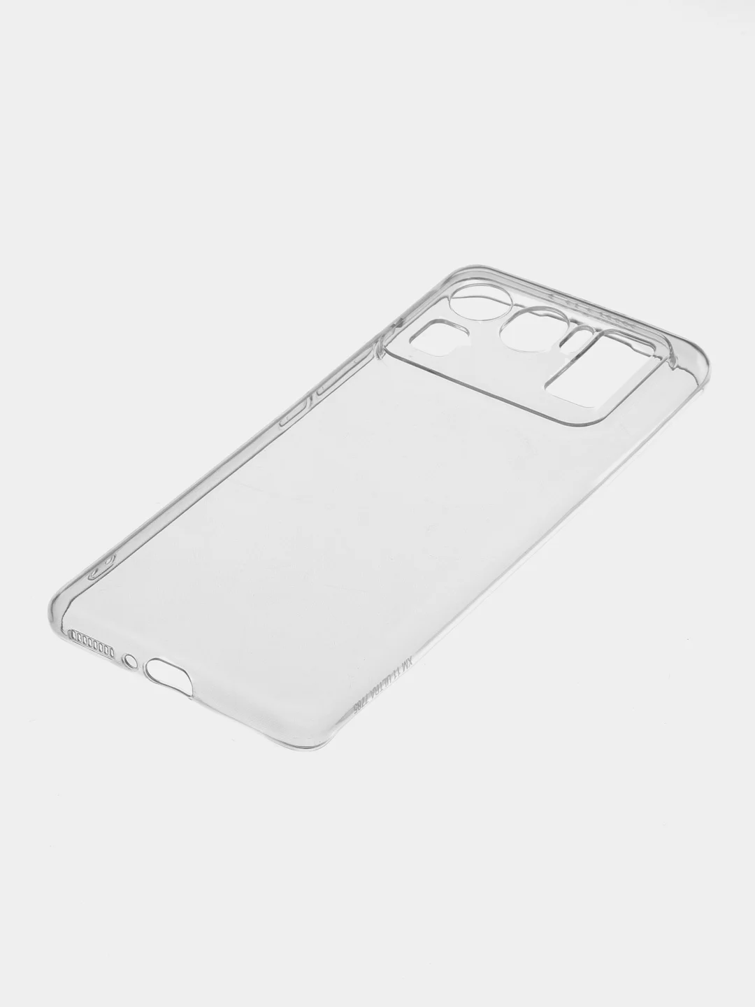 Прозрачный силиконовый чехол Rosco для Xiaomi Mi 11 Ultra с защитой камер и от прилипания