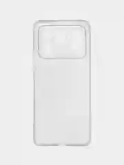 Прозрачный силиконовый чехол Rosco для Xiaomi Mi 11 Ultra с защитой камер и от прилипания