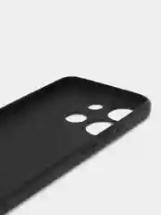 Черный чехол BROSCORP для Tecno Pop 7/7 Pro/Spark Go 2023, матовый, силиконовый, тонкий