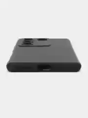 Черный чехол ROSCO для Vivo V27 матовый силиконовый тонкий, бортик вокруг камер