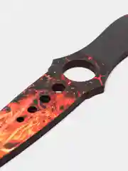 Алый деревянный скелетный нож / игрушечное оружие, сувенир / кс го