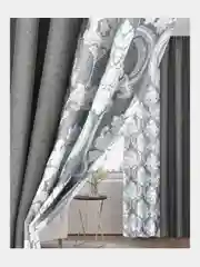 Серый шторы комплект портьеры для дома, 3/4 м, высота 2,7 м