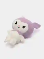 Розовый аниме игрушка Куроми, Хелло Китти, Kuromi, мягкая игрушка, обнимашка, 20 см