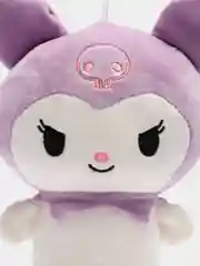 Розовый аниме игрушка Куроми, Хелло Китти, Kuromi, мягкая игрушка, обнимашка, 20 см