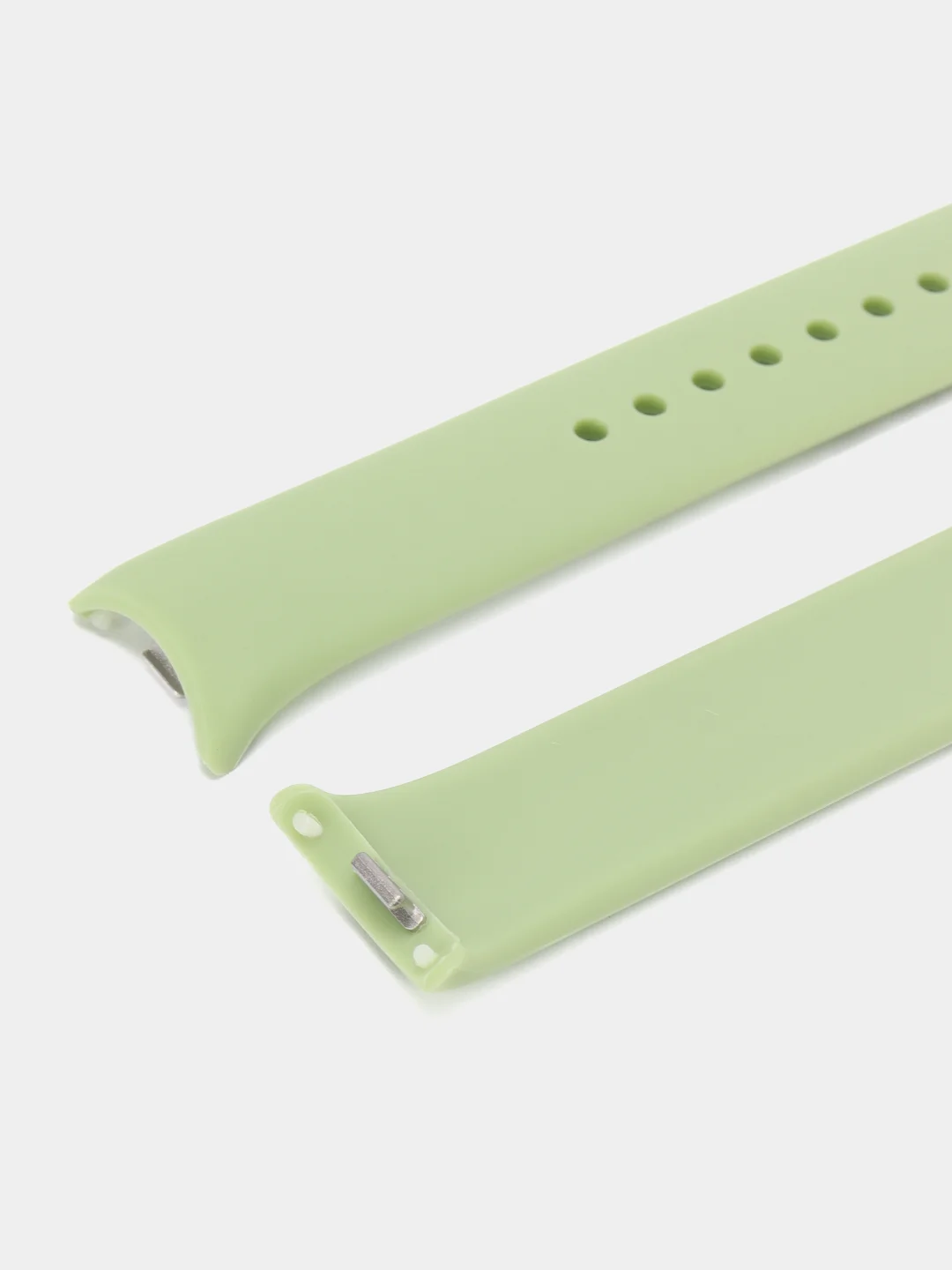 Мятный силиконовый ремешок с металлическим креплением для Xiaomi Mi Band 8