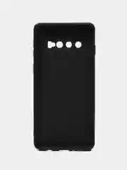 Угольный чехол Samsung Galaxy S10, Самсунг Галакси С10 силиконовый цветной матовый