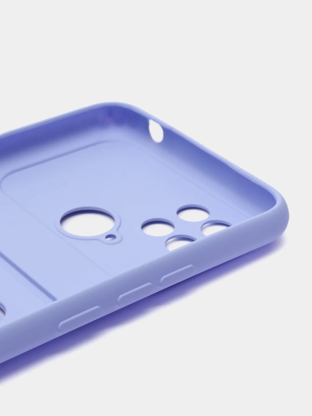 Аметистовый чехол для Xiaomi Redmi 10C / Poco C40, Сяоми Редми 10С силиконовый, с карманом для карты