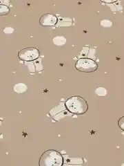Коричневый двусторонний матрас на комод для пеленания
