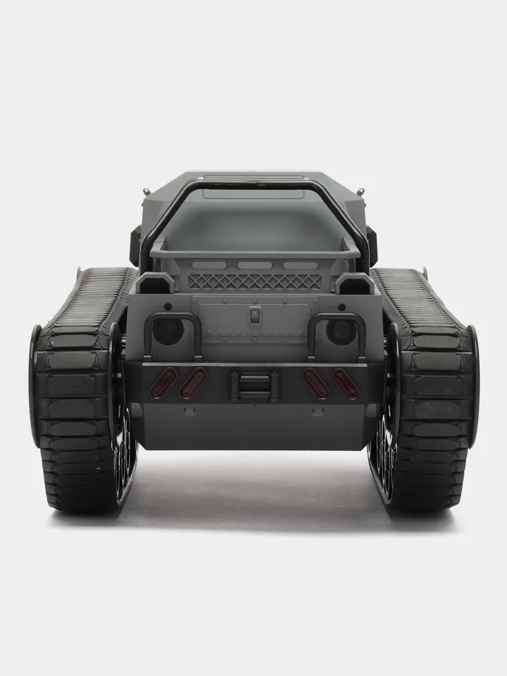 Серый радиоуправляемый вездеход танк  Military Police 2.4G 1/12 RTR G2061