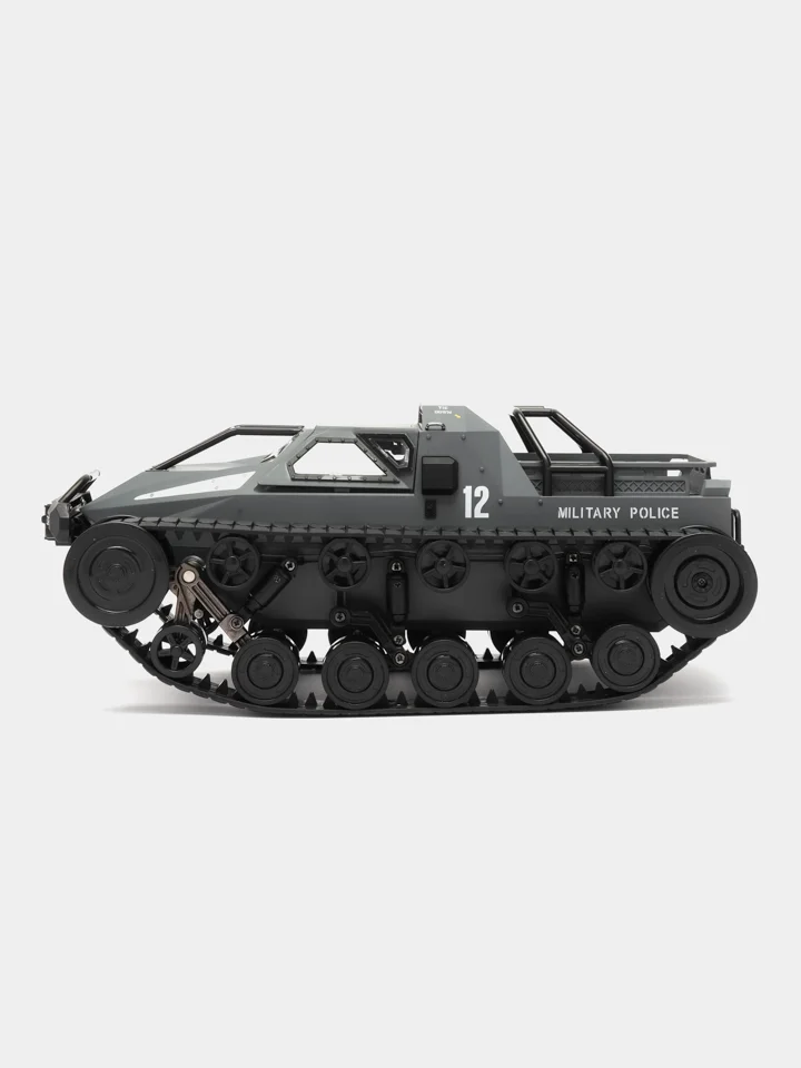 Серый радиоуправляемый вездеход танк  Military Police 2.4G 1/12 RTR G2061