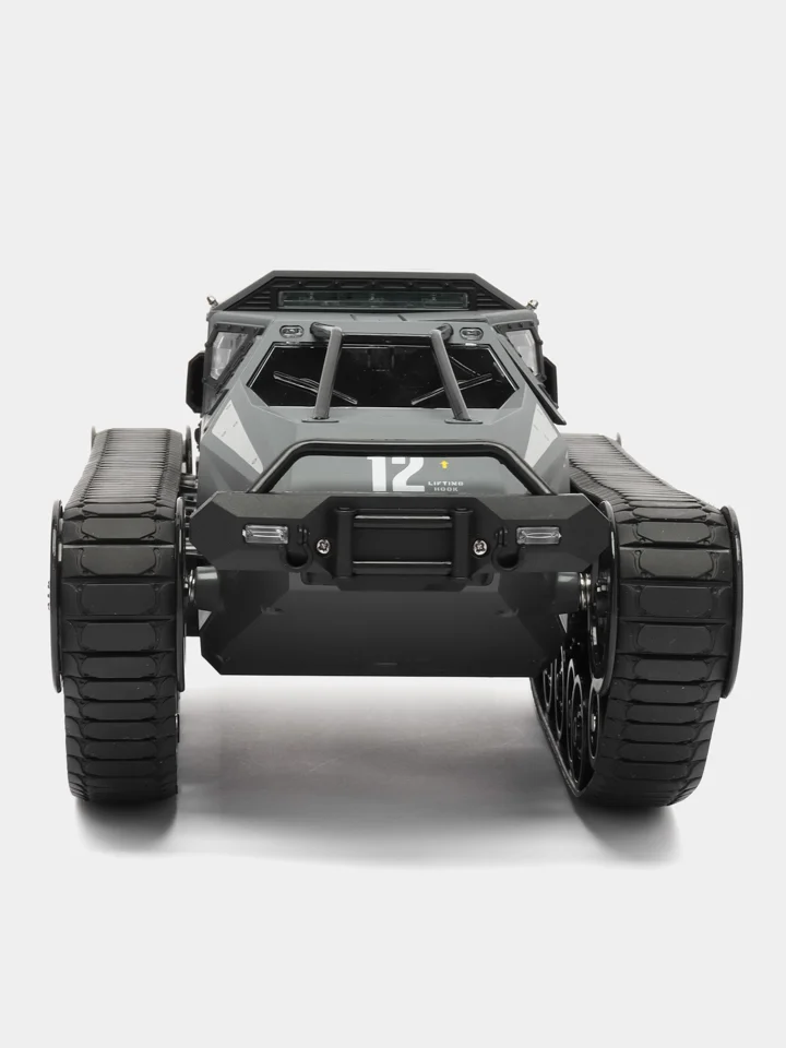 Серый радиоуправляемый вездеход танк  Military Police 2.4G 1/12 RTR G2061