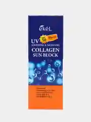 Синий крем солнцезащитный Ekel Soothing & Moisture Sun Block SPF50/PA+++ 70 мл