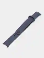 Темно-синий силиконовый ремешок с металлическим креплением для Xiaomi Mi Band 8