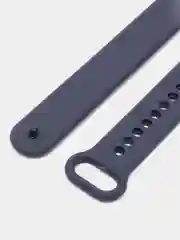 Темно-синий силиконовый ремешок с металлическим креплением для Xiaomi Mi Band 8