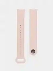 Розовый силиконовый ремешок с металлическим креплением для Xiaomi Mi Band 8