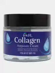 Синий корейский ампульный крем Ekel Ampule Cream, 70 мг