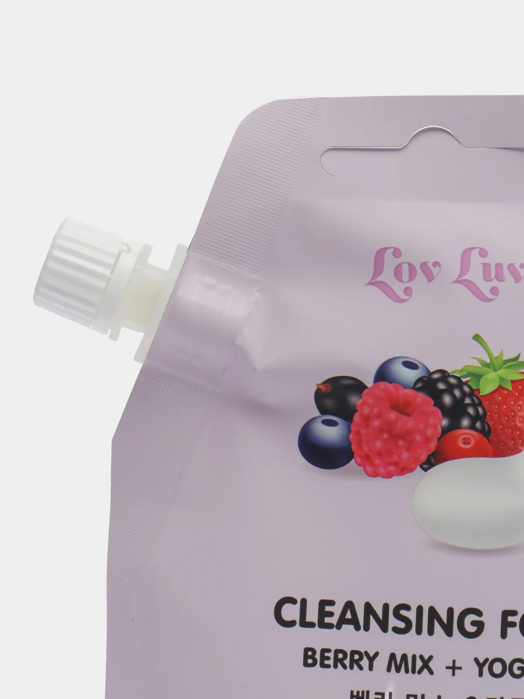 Сиреневый корейская пенка LovLuv, для умывания с нейтральный PH 5.5