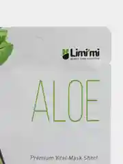 Салатовый корейские, тканевые маски Limimi, с витамином С и Алоэ