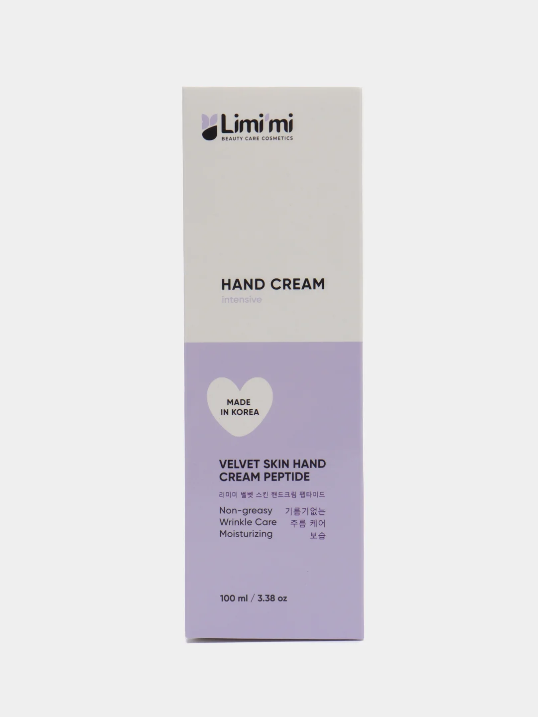 Лавандовый крем для рук Limimi, с пептидами, против морщин