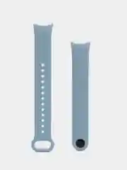 Голубой силиконовый ремешок с металлическим креплением для Xiaomi Mi Band 8