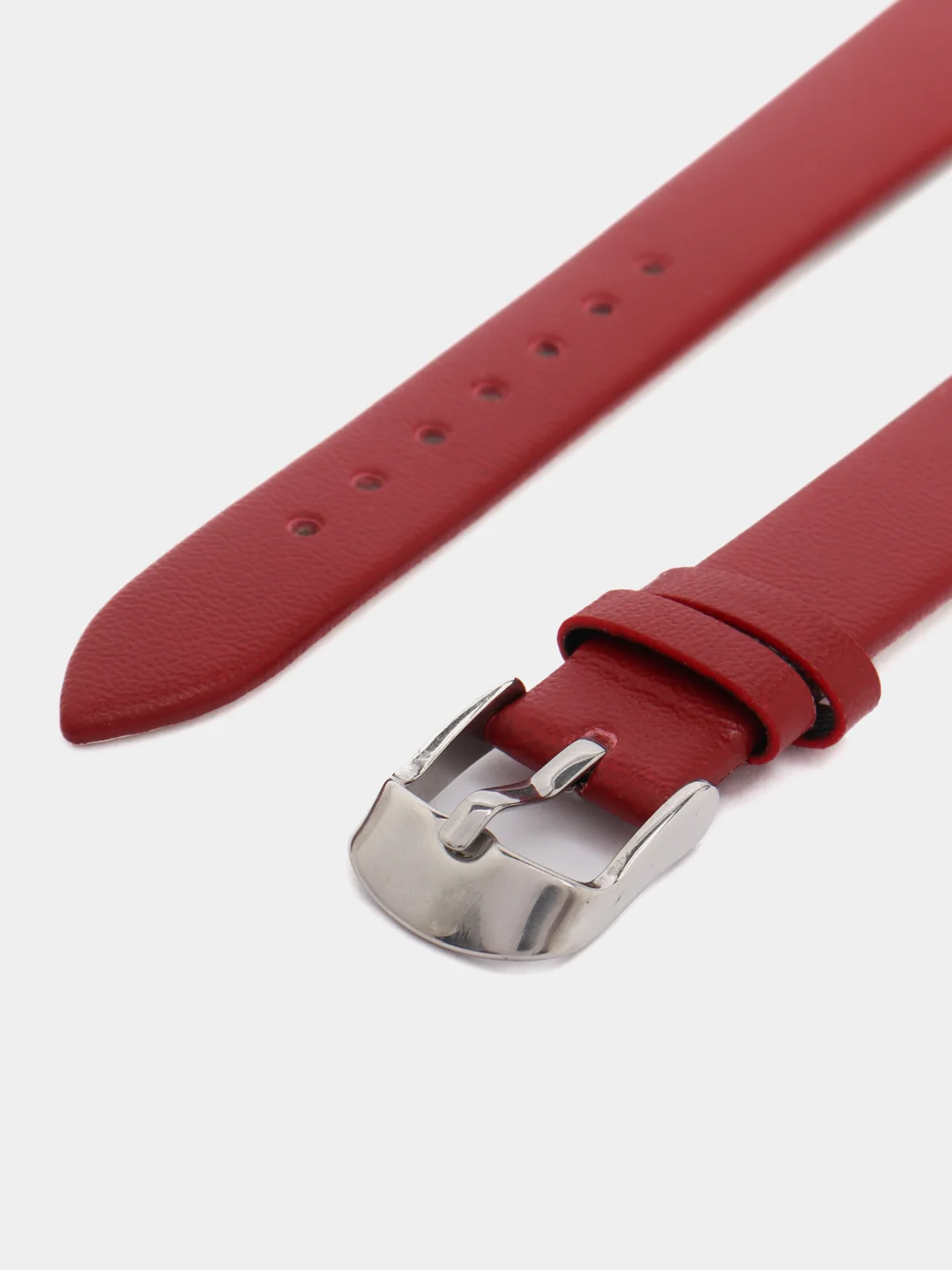 Красный кожаный ремешок для Xiaomi Mi Band 8