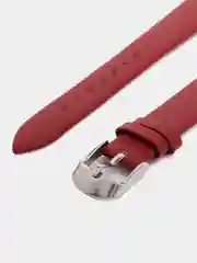 Красный кожаный ремешок для Xiaomi Mi Band 8