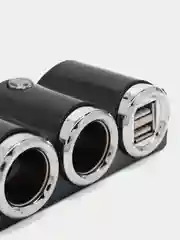 Автомобильный разветвитель OLESSON 1504, на 4 гнезда, 12/24В, + 2 гнезда USB