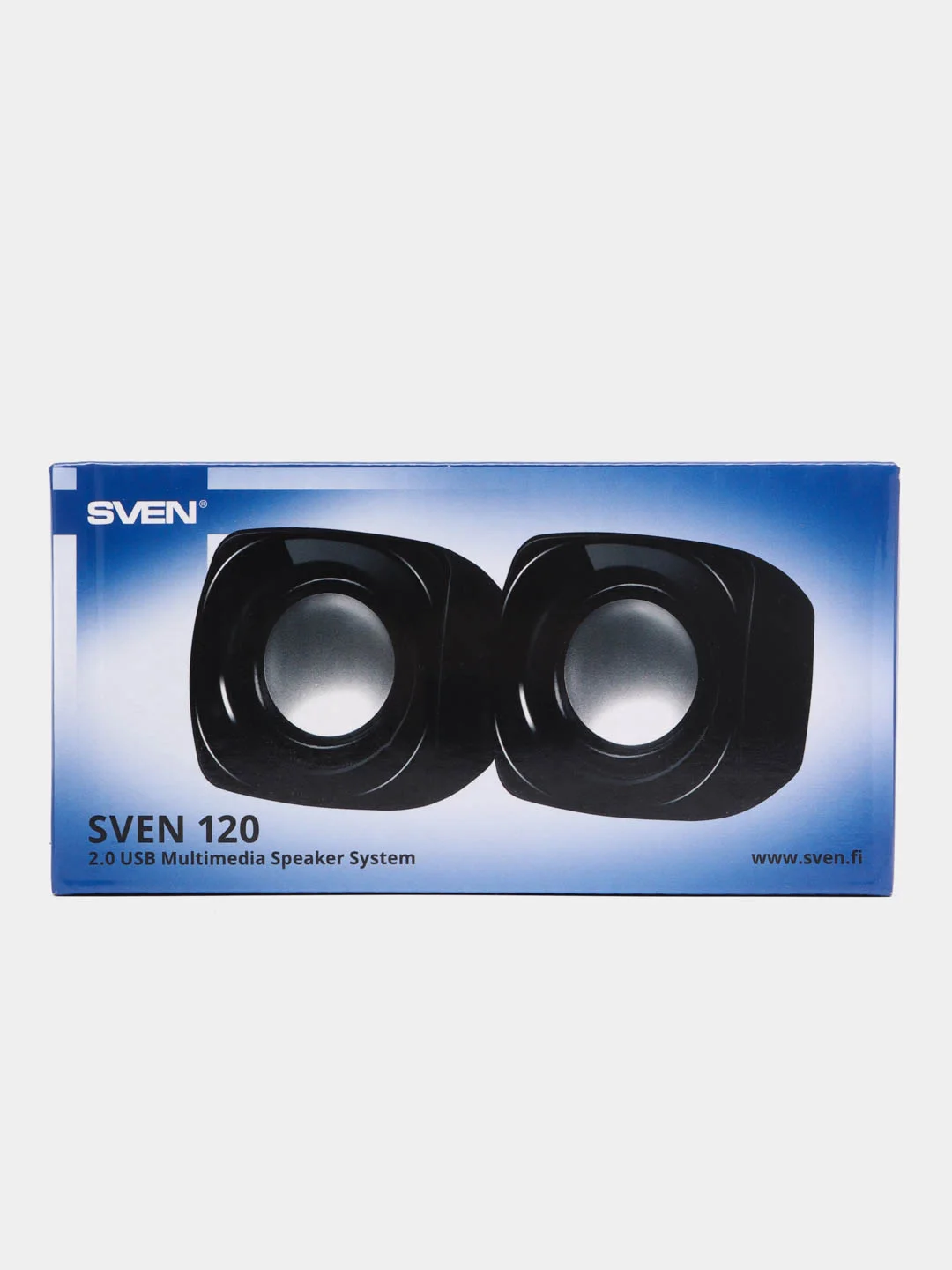 Колонки компьютерные Sven 120, 2.0, 2х2,5 Вт, пластик, черные, Sv-013493 512930
