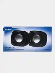 Колонки компьютерные Sven 120, 2.0, 2х2,5 Вт, пластик, черные, Sv-013493 512930