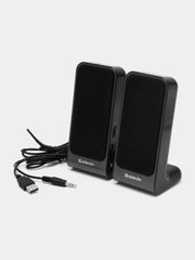 Колонки компьютерные Defender Spk-225, 2.0, 4 Вт, пластик, черные, 513424