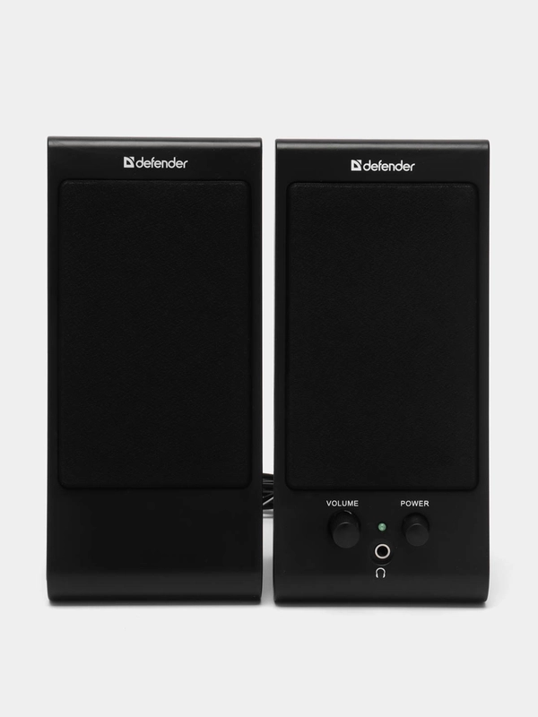Колонки компьютерные Defender Spk-165/170, 2.0, 2х2 W, разъем для наушников, 510479