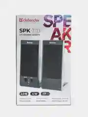 Колонки компьютерные Defender Spk-165/170, 2.0, 2х2 W, разъем для наушников, 510479