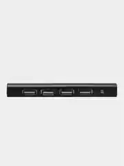 Хаб Defender Quadro Promt, Usb 2.0, 4 порта, порт для питания, черный, 83200, 512028