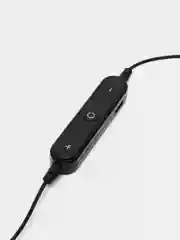 Наушники с микрофоном (гарнитура) Red Line Bhs-01, Bluetooth, беспроводные, черные, 512735