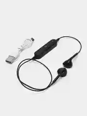 Наушники с микрофоном (гарнитура) Red Line Bhs-01, Bluetooth, беспроводные, черные, 512735