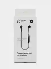 Наушники с микрофоном (гарнитура) Red Line Bhs-01, Bluetooth, беспроводные, черные, 512735