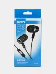 Наушники с микрофоном (гарнитура) Sven E-109M, провод 1,2 м, вкладыши, Sv-016241, 512846