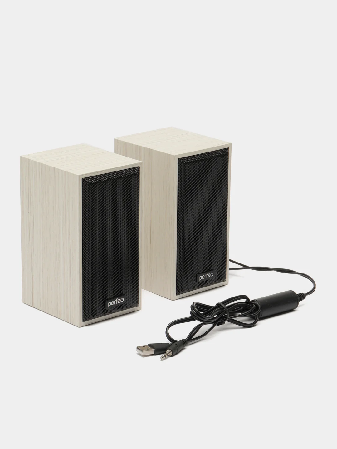 Белый колонки для компьютера Perfeo Cabinet 2.0