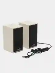 Белый колонки для компьютера Perfeo Cabinet 2.0