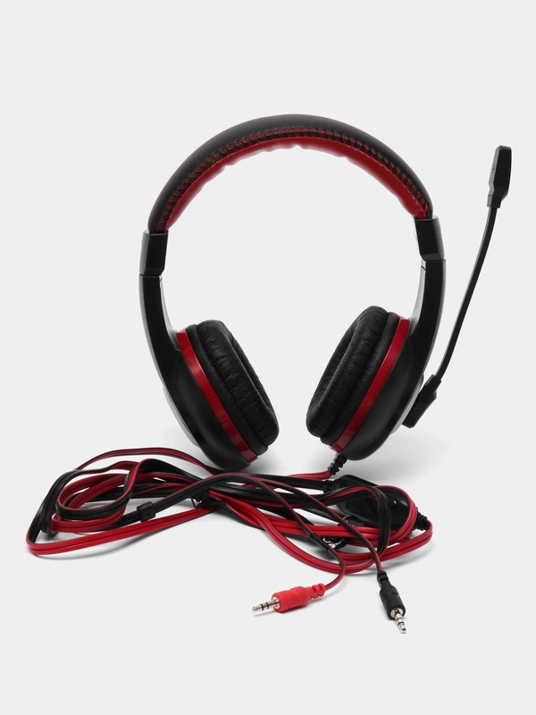 Наушники с микрофоном, гарнитура Defender Warhead G-185, проводные, 2 м, стерео, 512025
